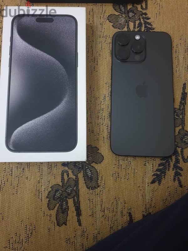 iPhone 15 Pro Max 256GB Black Titanium (Dual Sim) 1
