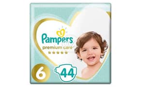 Premium Care Diapers Size 6, Junior, 13+ Kg (44 Diapers) 0