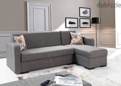 ركنه سرير و سحاره و شازلونج Modern Sofa Bed with Storage