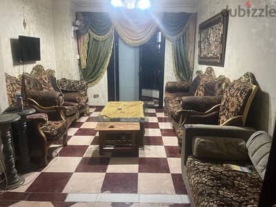 شقه مفروشه للاجار اليومي ميامي بحر 1000ج