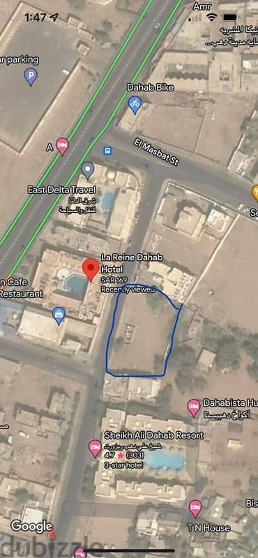 المنطقة : المشربة - خلف فندق لارين - بجوار فندق الشيخ علي