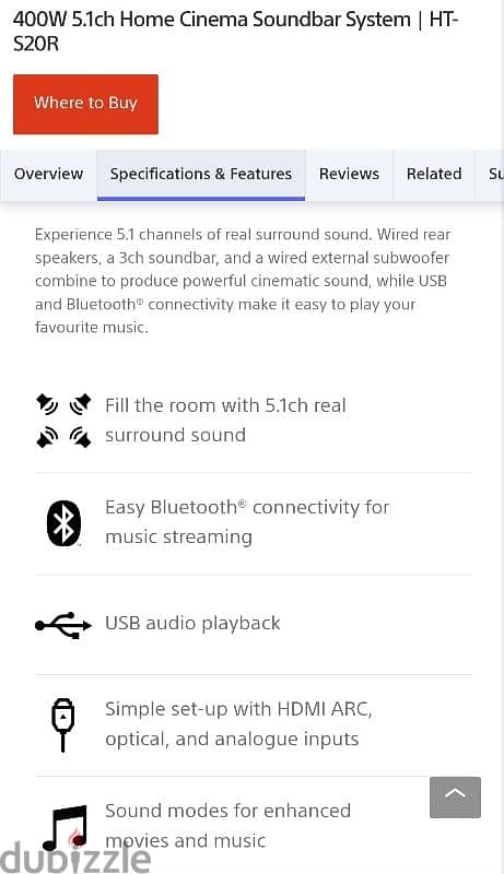 SONY HT-S20R 1
