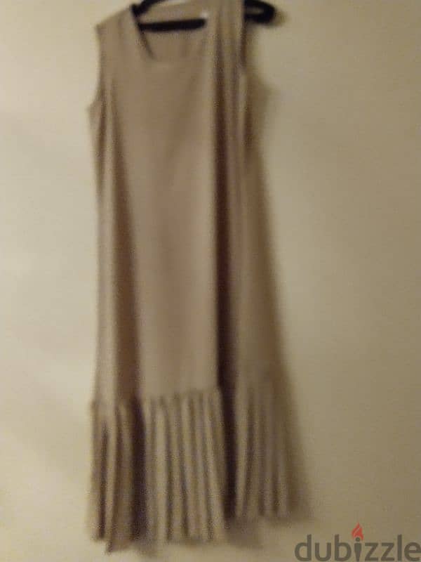 beige long dress 1