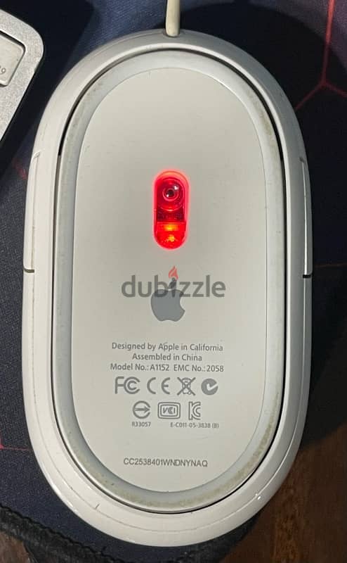 Apple wired mouse and wired keyboard 2