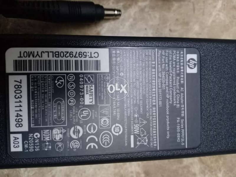 HP charger 19v/4.74a/90w 1