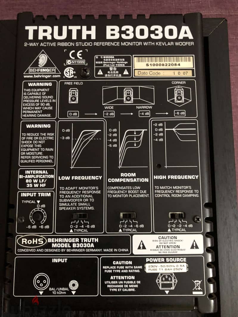 Behringer Truth B3030A 4