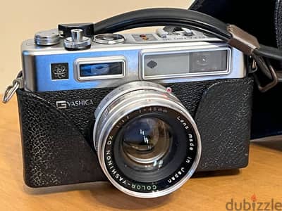 كاميرا ياشيكا ياباني Yashica + كاميرا روسي