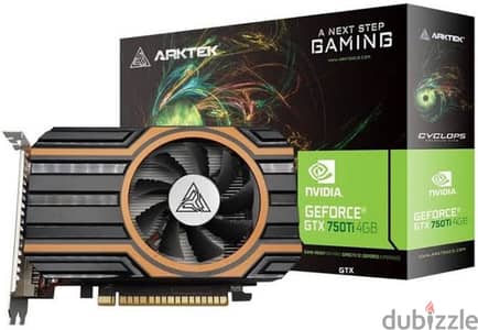 كارت nvidia geforce  GTX 750 TI 4G النسخه ال 4 جيجا