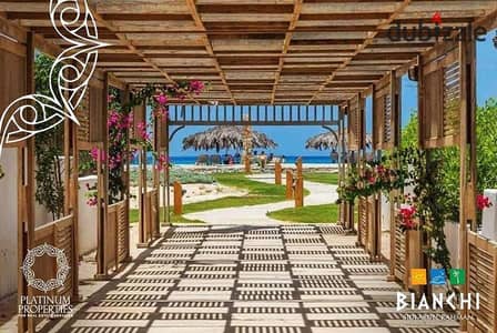 Chalet 92m in Bayanki Village, Sidi Abdel Rahman, directly on the beach for sale at kilometer 135