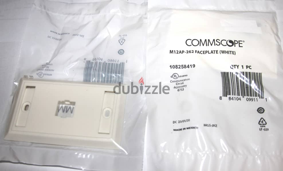 Commscope US Type Faceplate 1