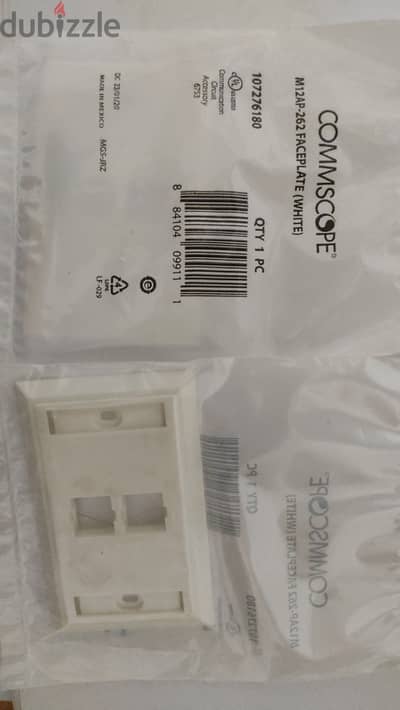 Commscope US Type Faceplate