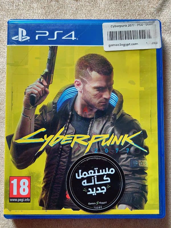 Cyberpunk 2077 PS4 cd with Arabic language - ألعاب فيديو و إكسسواراتها ...