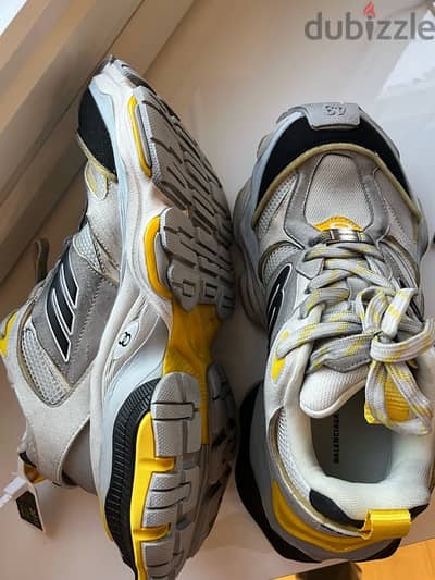 Balenciaga Cargo Grey/Yellow Worn Out Style Replica New -بالنسياجا