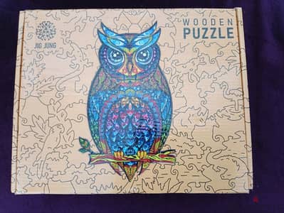 wooden puzzle (owl)