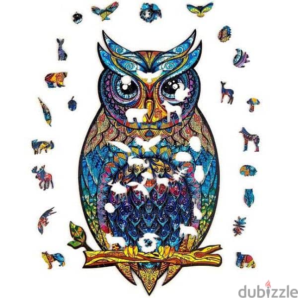 wooden puzzle (owl) 1
