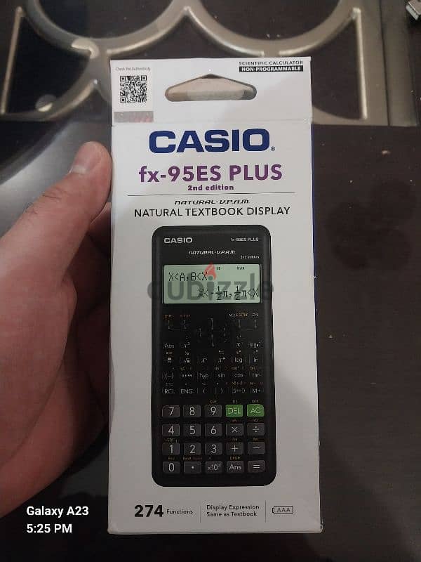 casio fx-95ES PLUS 2nd edition 5