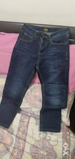 Only worn once blue Lee jeans for boys size 10 years