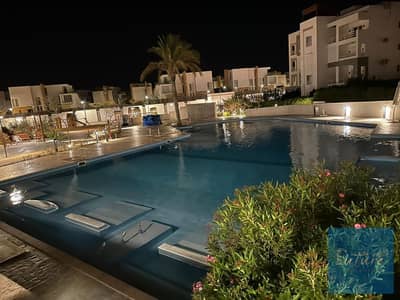 امواج الساحل الشمالي شاليه 2 غرفه ارضي للبيع تحت سعر السوق افضل فيو علي البول - Amwaj North Coast