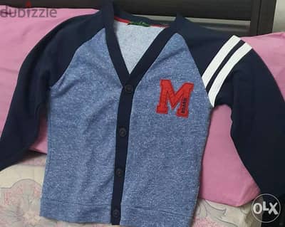 Imported blue jacket for boys size 5-6 years