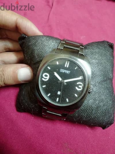 ساعه Esprit صلب stainless steel بالكامل اصليه
