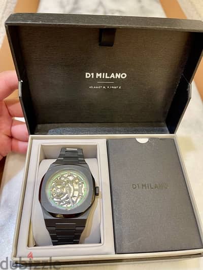 ساعه d1 millano skeleton automatic تحفه فنيه