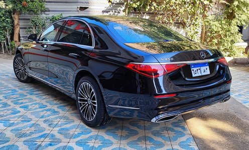 مرسيدس S500 2024 للأيجار بالسائق