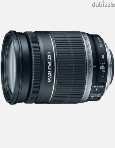 عدسة كانون18-200 حالة الزيرو  EF-S18-200mm f/3.5-5.6 IS