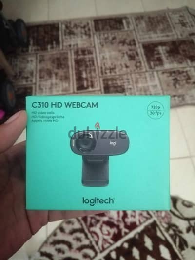 Logitech C310 HD Webcam - كاميرا لوجيتيك أصلية كسر زيرو بالكرتونة