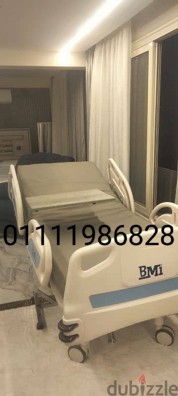 سراير طبية متحركة للايجار الشهري بالمنزل ٠١١١١٩٨٦٨٢٨ يدوي كهرباء قوي