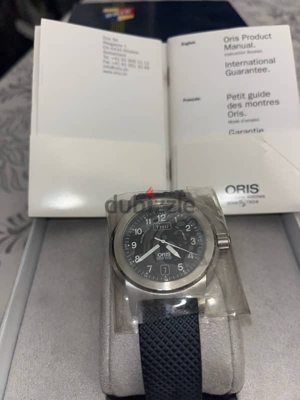 slightly used as new Oris big crown automatic day date 2