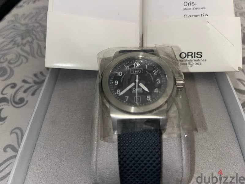 slightly used as new Oris big crown automatic day date 14