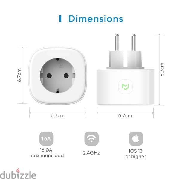 Meross Smart Wi-Fi Plug (MSS210 EU) 2