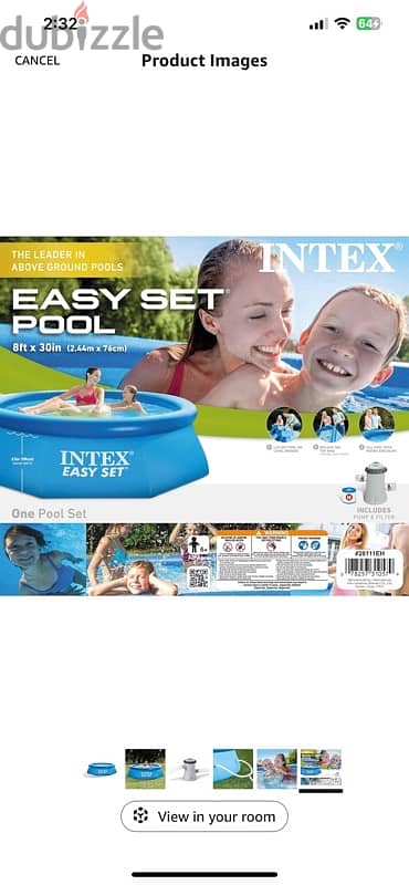 Intex swimming pool 1