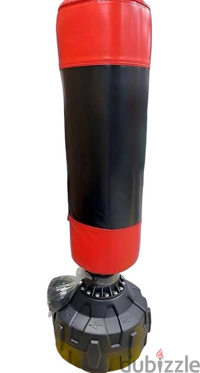 Generic standing punching bag red and black Generic standing punching bag red and black