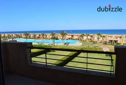 Chalet 110m finished directly on the beach in Taal Al Ain Sokhna for sale in installments over 8 years