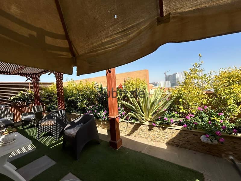 View of For sale, a penthouse in Green 3 Compound - Sheikh Zayed, fully ...