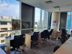 مكتب متشطيب للايجار 55م بالتكيفات مول كابيتال بيزنس بارك في الشيخ زايد 0