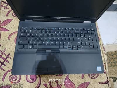 dell 5580 Core i5 7th Ram 8 Hard 256 Monitor 15.6 Full keyboard