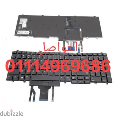 كيبوردات DELL Latitude 5510 جيل عاشر الاوريجينال