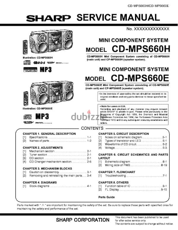 Sharp CD-MPS660 2
