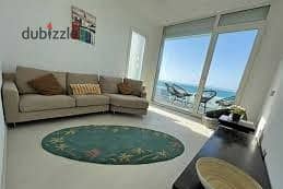 With a discount upfront and a panoramic view of the sea and a pool, an opportunity for a studio garden for sale, fully finished, high luxury directly by the sea in the heart of Al-Jalala in Ain Sokhna.