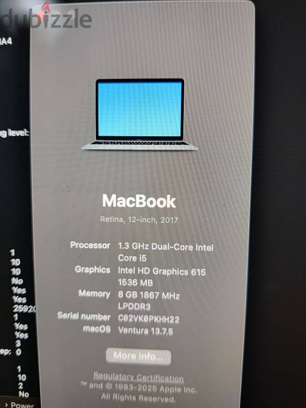 MacBook 2017 -12" 10