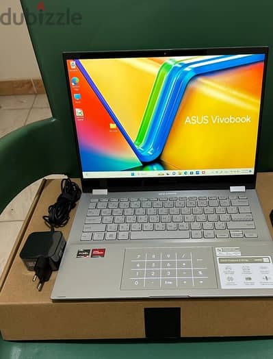 asus vivobook x360 touch screen in warranty with box like new