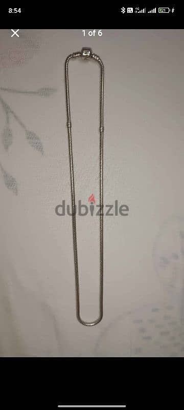 Retired Pandora Moments Barrel Clasp Snake Chain