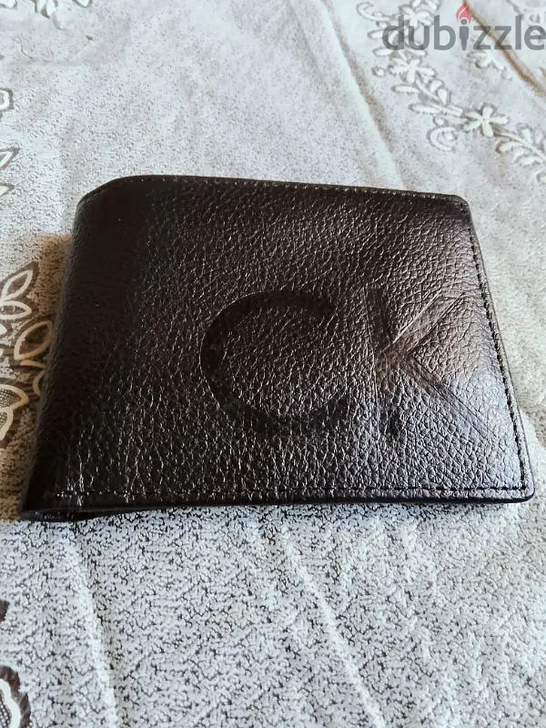 Cartera CK de piel de avestruz