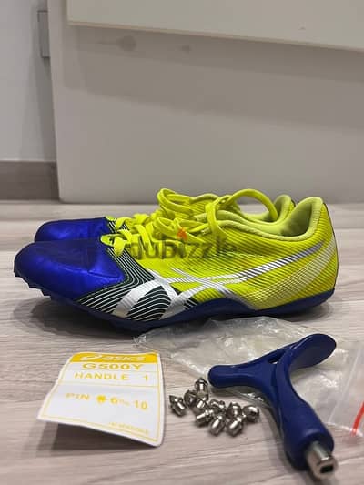 Brand New Asics Hypersprint G500Y sprinter shoes