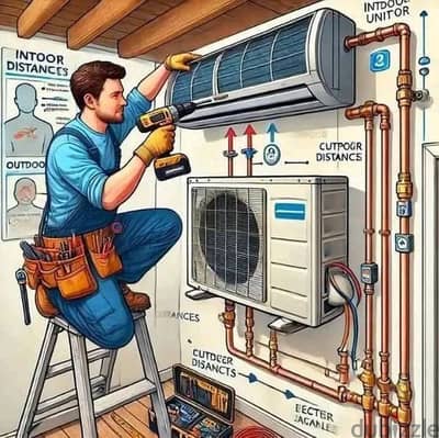 اصلاح وصيانة تكييف الهواء