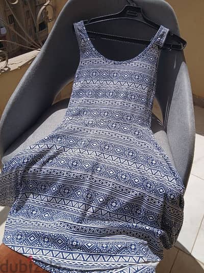 TERRANOVA Women's Summer Blue/White Mini-Dress