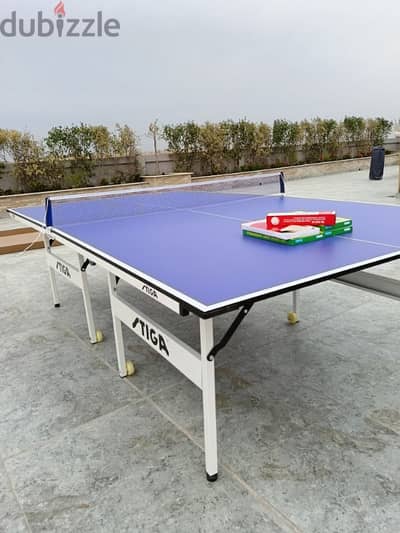 عرض Ping Pong table ترابيزة تنس طاولة بينج بونج استيجا STIGA