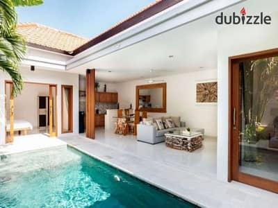 At the price of an apartment, a villa with a private garden, 80 square meters, next to Mountain View, for sale in a compound designated for villas onl